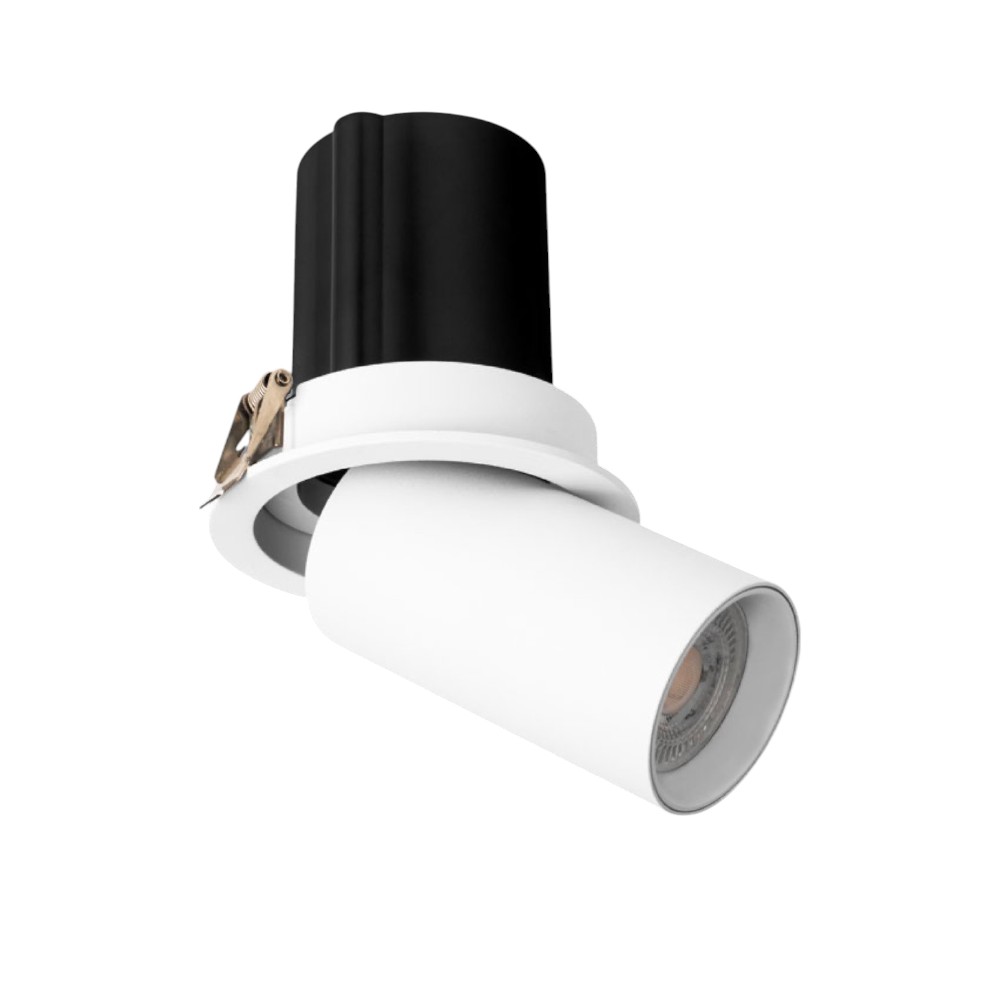 ODB GU10 empotrable dirigible Telescope white Ø110mm