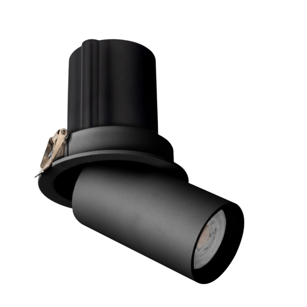 ODB GU10 empotrable dirigible Telescope black Ø110mm
