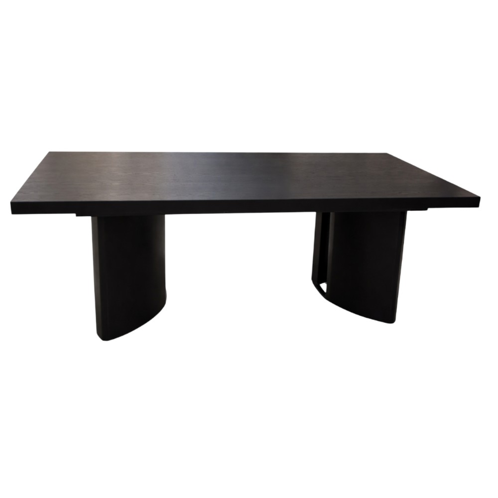 Mesa de comedor rectangular 220x100 Lira negra