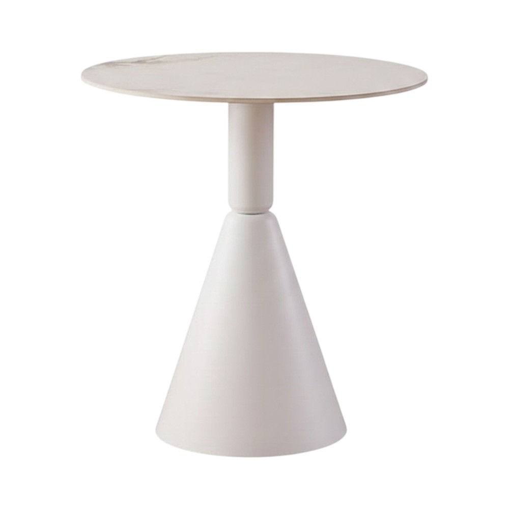 Mesa comedor redonda 70x70 Tom white