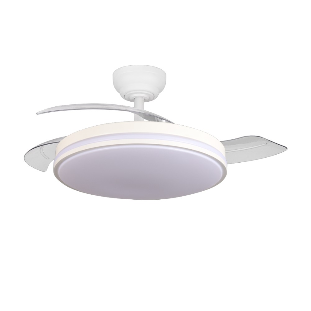 Ventilador de tumbado Arcadia 42" white C/LED 3CCT y control