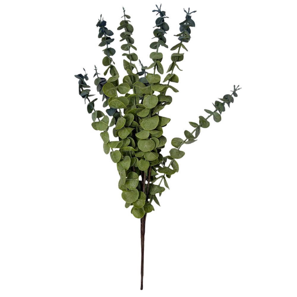 Rama artificial (x1) de Eucalipto verde 52cm
