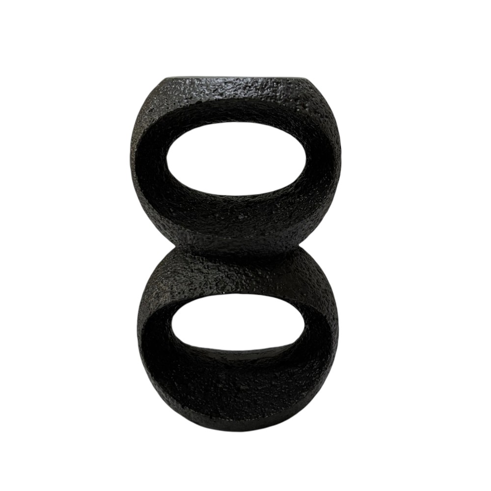 Adorno Element de resina color negro 16cm