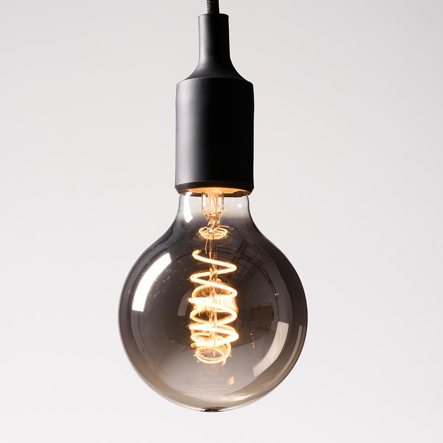 Foco led G95 base E27 4W 200LM 2700K vidrio ahumado