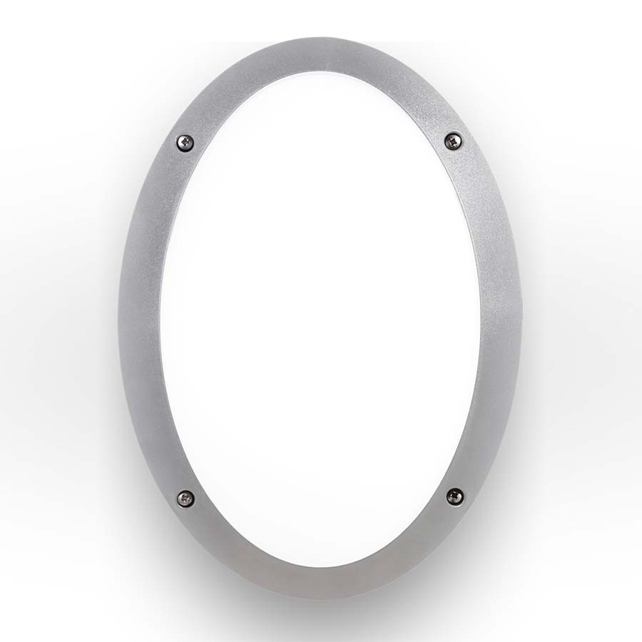 Plafón de techo y pared Maddi gris IP66