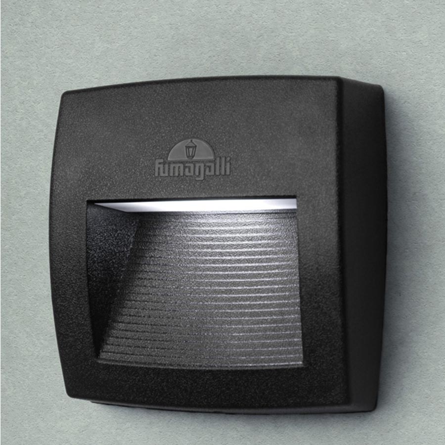 Luminaria de pared Lorenza 150 negro