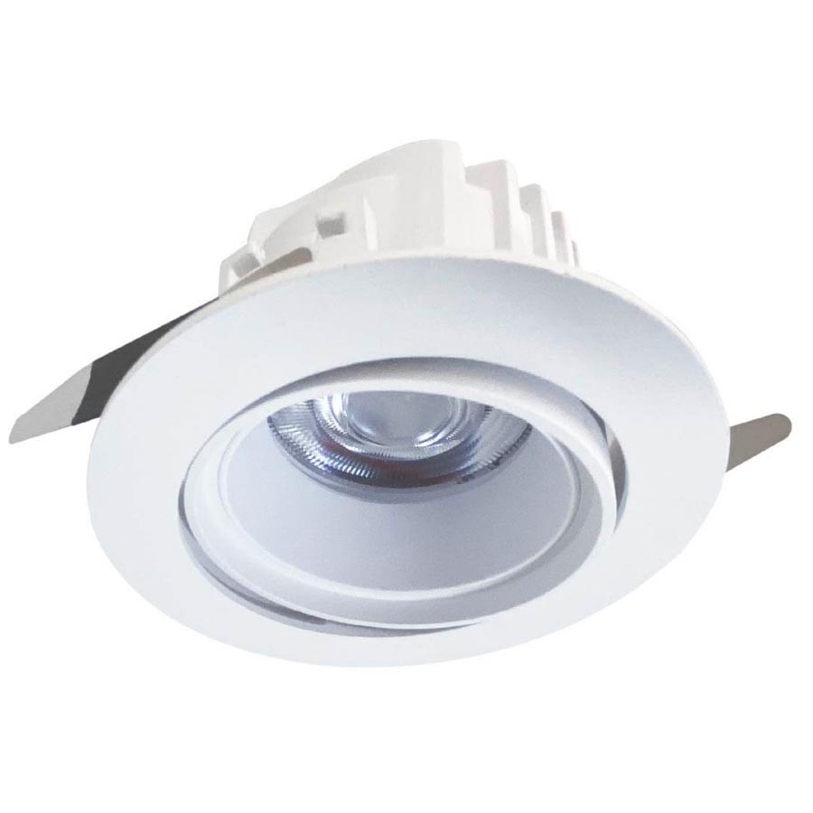 ODB LED dirigible redondo blanco 10W 4000K Ø94mm