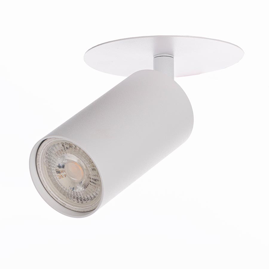Spot GU10 empotrable dirigible blanco Ø57mm