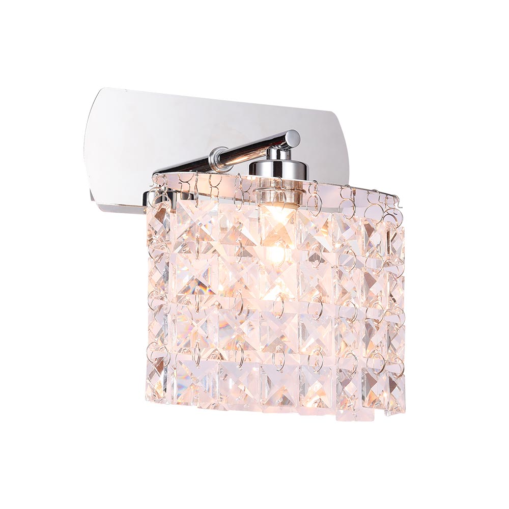 Aplique de pared G9 Karel cromada con cristales