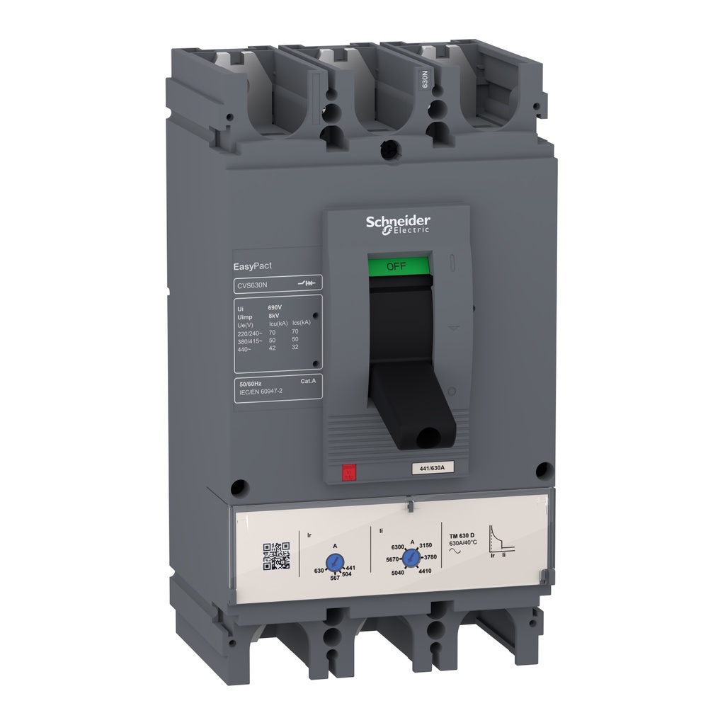 Breaker regulable de 280-400A easy pact