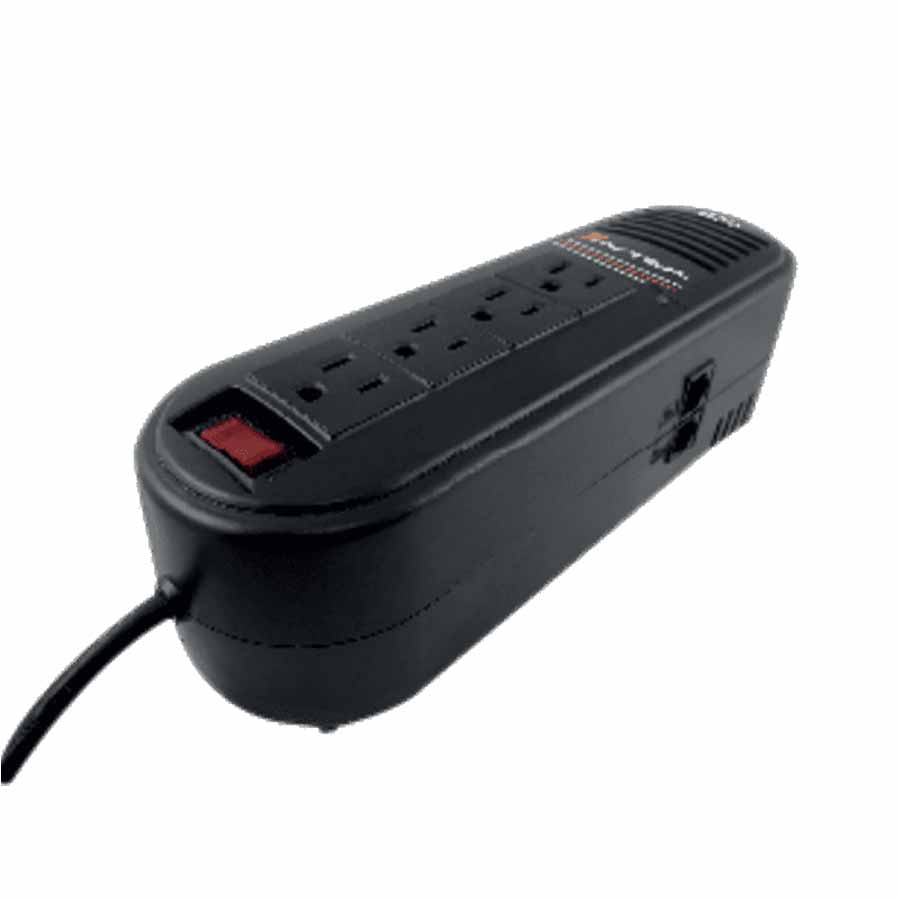 Regulador de voltaje de 4 tomas 300W