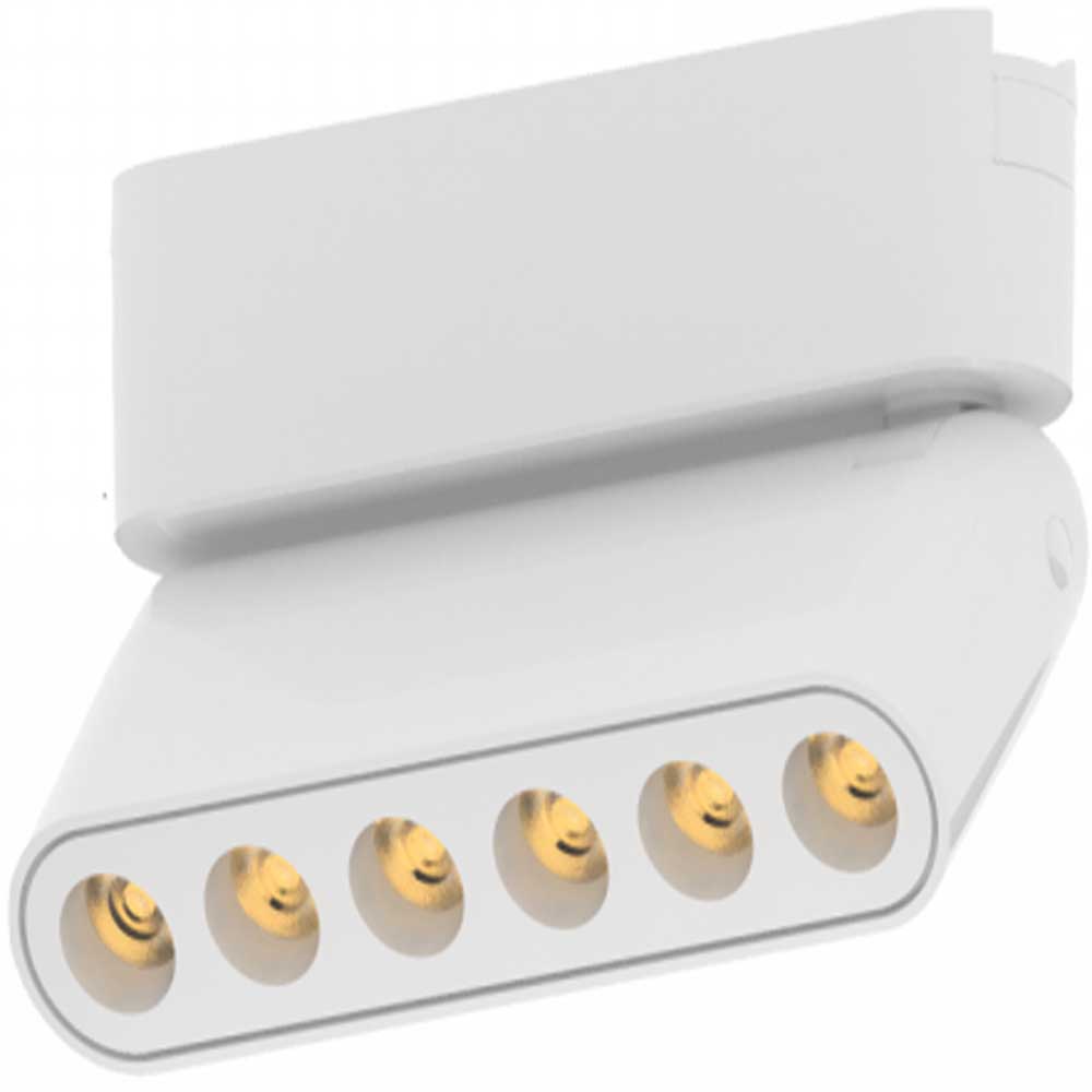 Luminaria led minispots Gymbal white 6W 3000K 24°