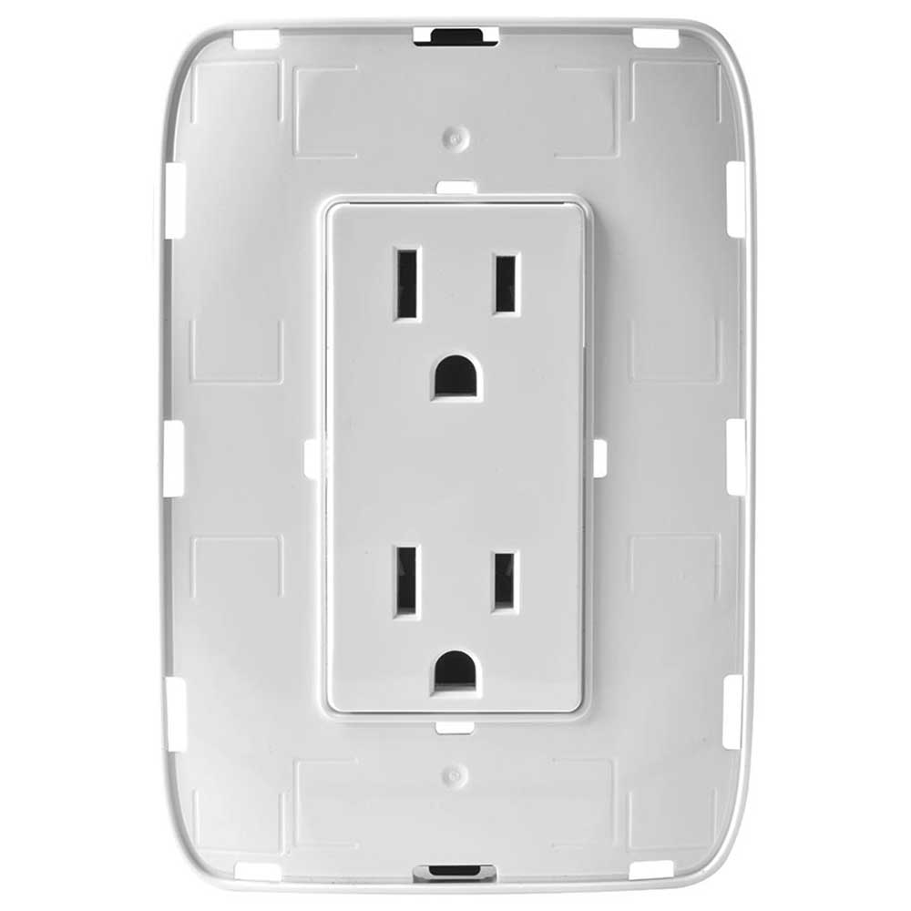 Tomacorriente polarizado doble blanco Chatel