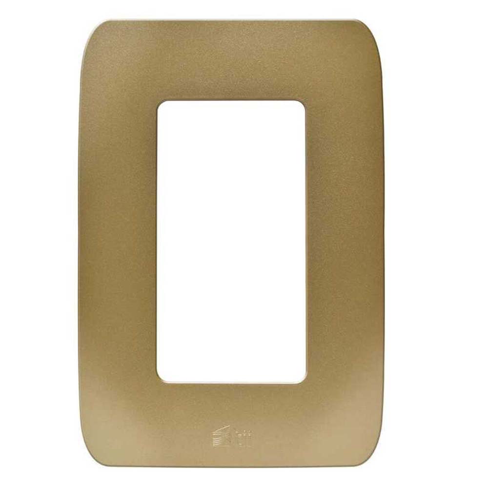 Placa duplex acabado oro Chatel