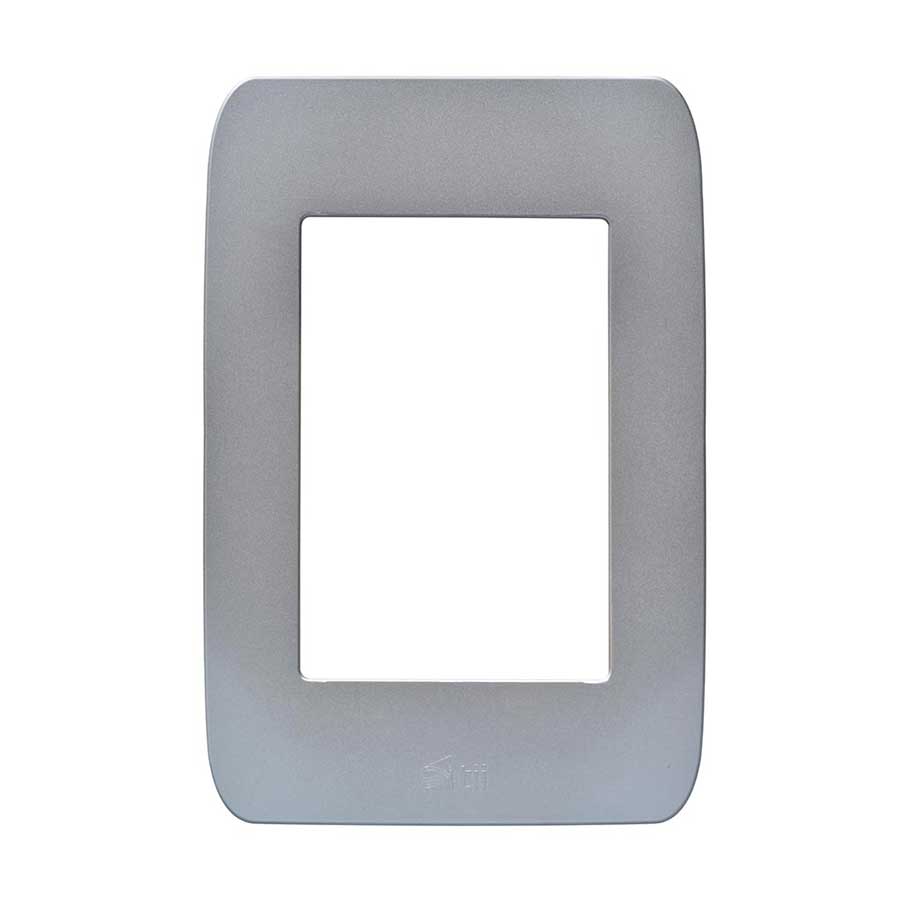 Placa triple acabado champagne Chatel