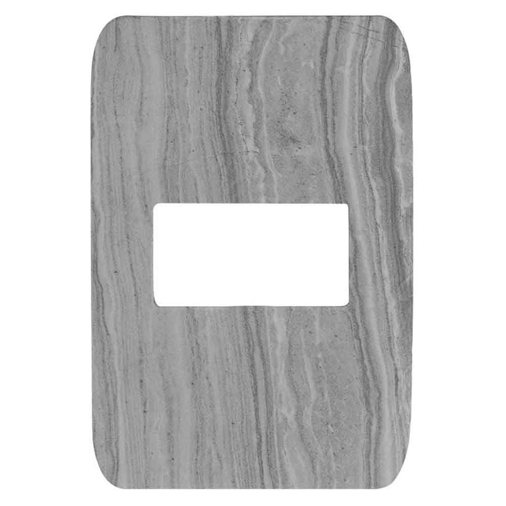 Placa para interruptor simple marmoleado Chatel