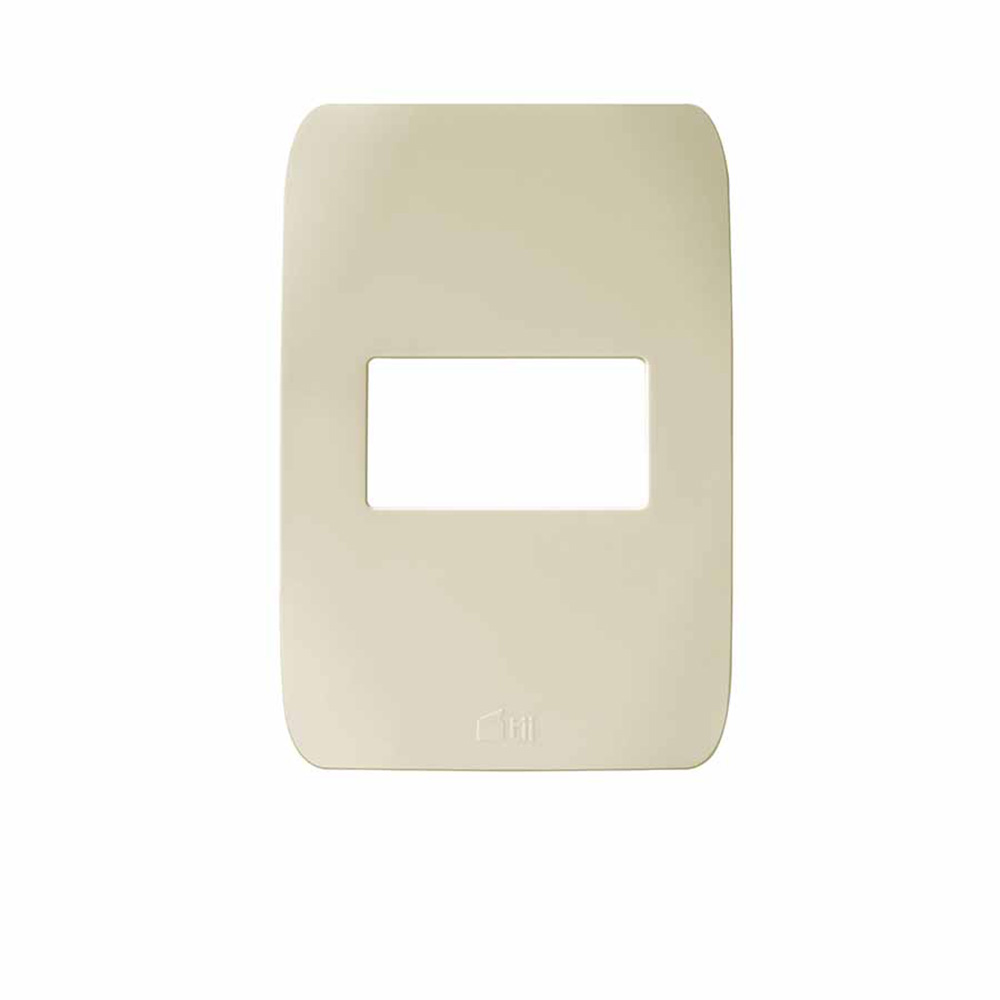 Placa para interruptor simple almendra Chatel