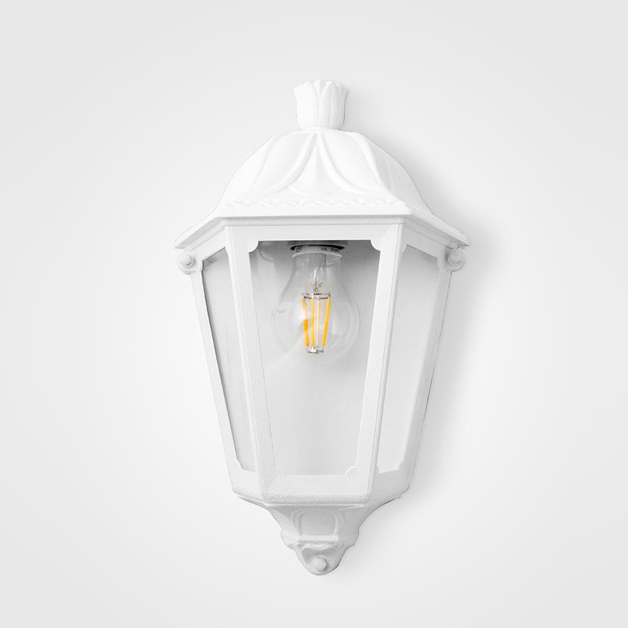 Farol de pared E27 Iesse blanco IP55