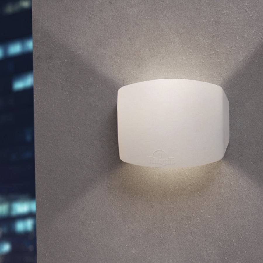 Luminaria de pared up&down Abram 150 blanco IP55