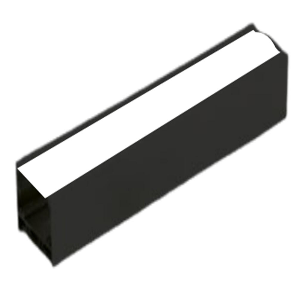 Perfil empotrable o sobrepuesto Vitoria IV negro