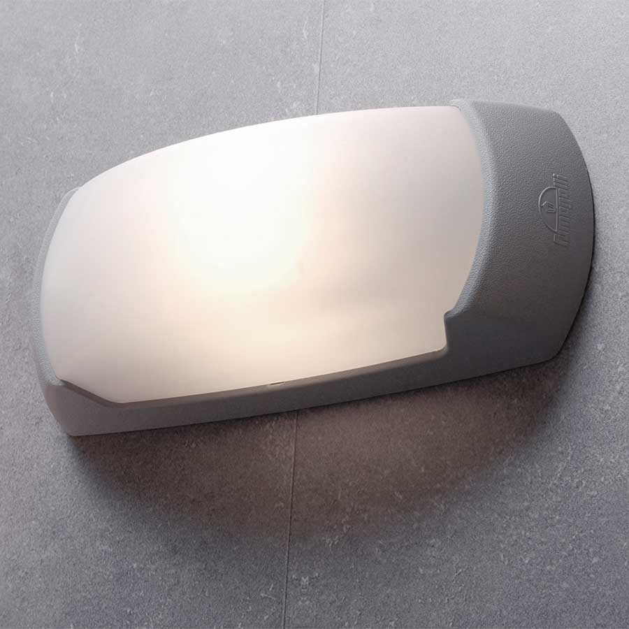 Lámpara de pared Francy OP gris IP66