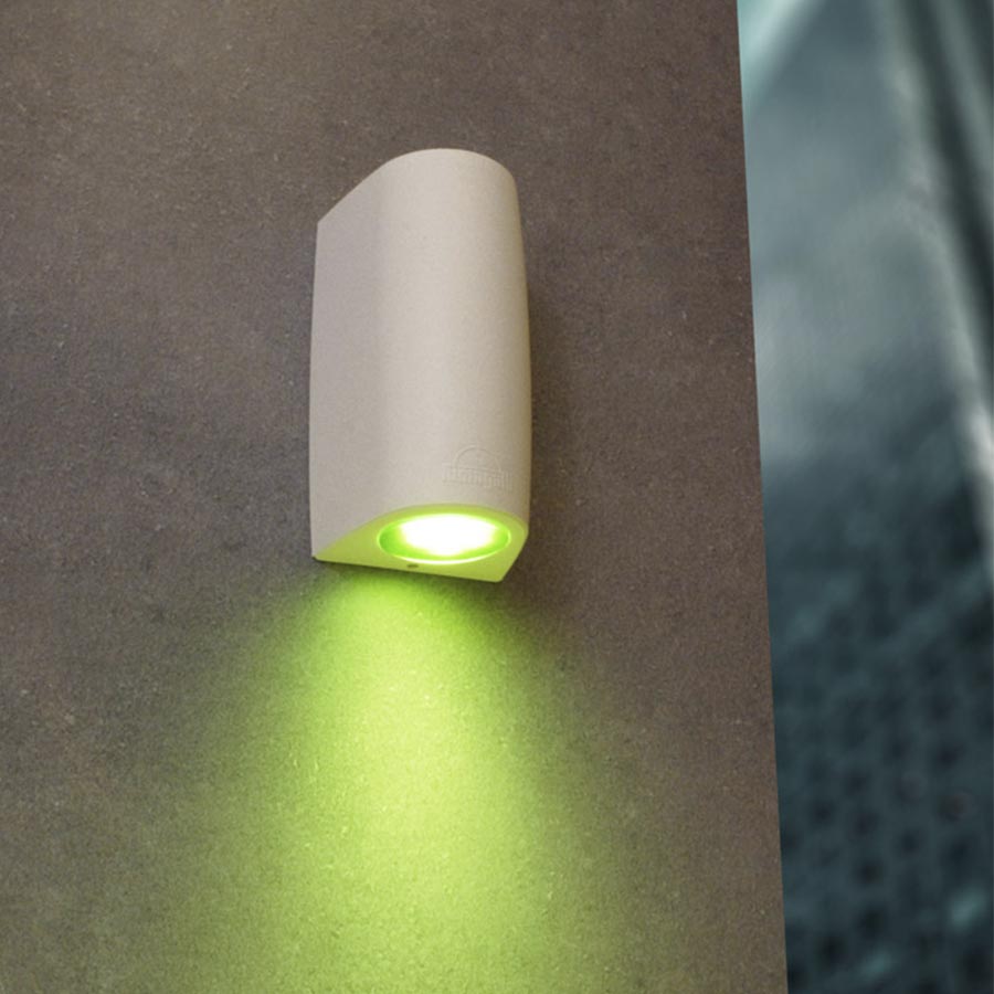 Lámpara de pared up&down Marta 90 blanco IP55