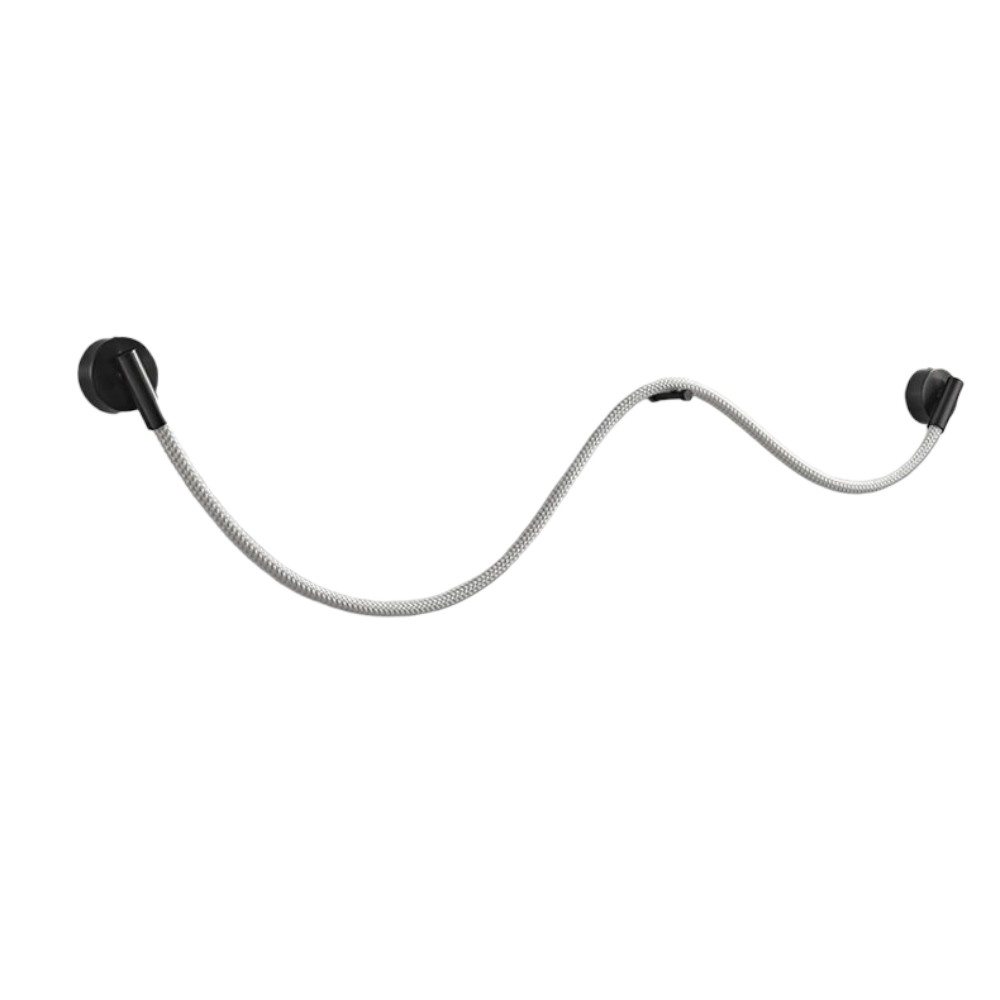 Lámpara LED de pared Flex 138 black con luz cálida 16W