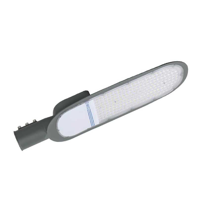 Luminaria LED Euro gris 200W 4000K con base fotocelula