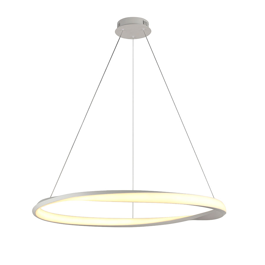 Lampara LED colgante Takeshi 80 white con luz cálida 45W