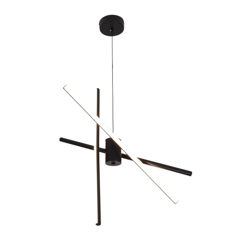 Lámpara LED colgante Morphe black con 3CCT 26W